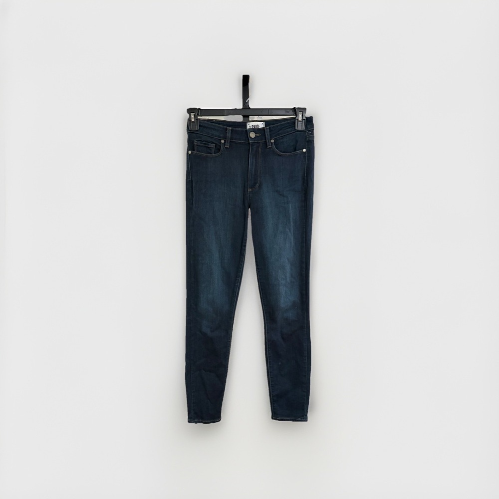 PAIGE jeans waist 28 womens dark stretch designer‎ HOXTON ANKLE P72